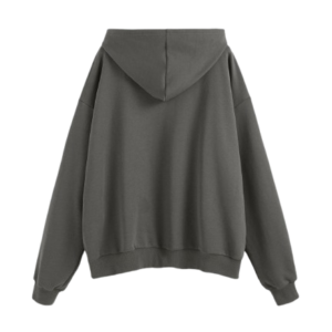 FIGURE ZIPPER UP HOODIE OVERSIZED