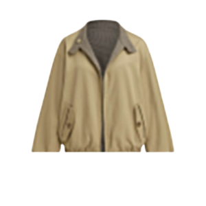 Reversible Cotton-blend Stand Collar Houndstooth Jacket