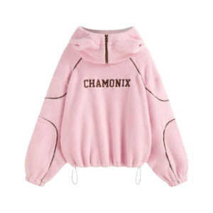 HOKKAIDO FLEECE GRAPHIC ZIP HOODIE HALF