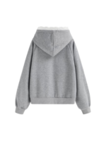 COTTON-BLEND 23 GRAPHIC TERRY TRIM HOODIE