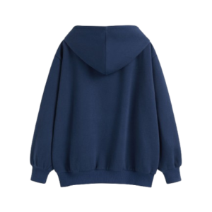 TERRY CUP APPLIQUE DRAWSTRING HOODIE