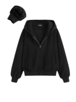 FLEECE SOFT-TOUCH HOODIE ZIP UP