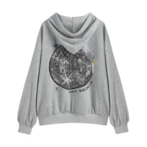 TERRY PARTY WORLDWIDE HOODIE GRAPHIC