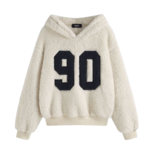 90 FLEECE SHERPA HOODIE GRAPHIC