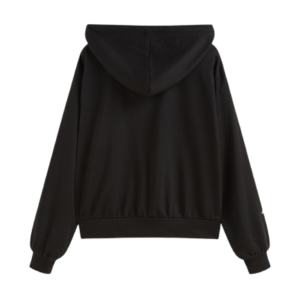 GRAPHIC DRAWSTRING ZIP THROUGH HOODIE