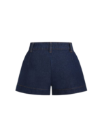 Denim Mid Rise Shorts Micro