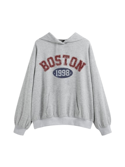 BOSTON 1998 TERRY GRAPHIC HOODIE BOSTON 1998 TERRY GRAPHIC HOODIE