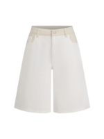 Cider Denim Low Rise Patchy Jorts