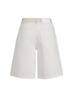 Cider Denim Low Rise Patchy Jorts