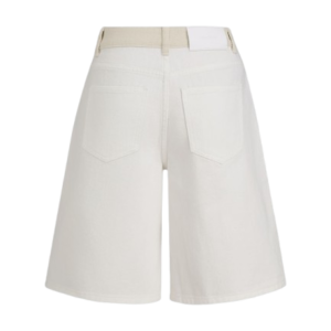 Cider Denim Low Rise Patchy Jorts