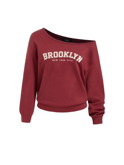 BROOKLYN TERRY COTTON-BLEND SWEATSHIRT BROOKLYN TERRY COTTON-BLEND SWEATSHIRT