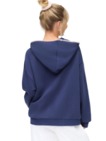 SLEEPY HEAD COTTON-BLEND OVERSIZED HOODIE