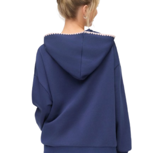 SLEEPY HEAD COTTON-BLEND OVERSIZED HOODIE