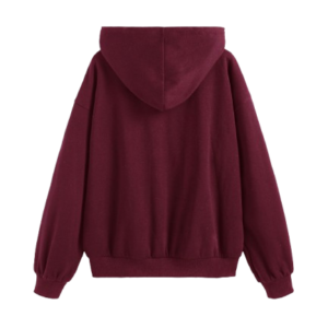 TERRY LONG SLEEVE HOODIE ZIPPER