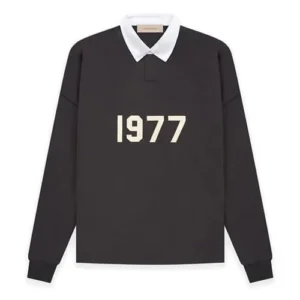 Black Shirt Essentials 8th Collection 1977 French Terry Polo