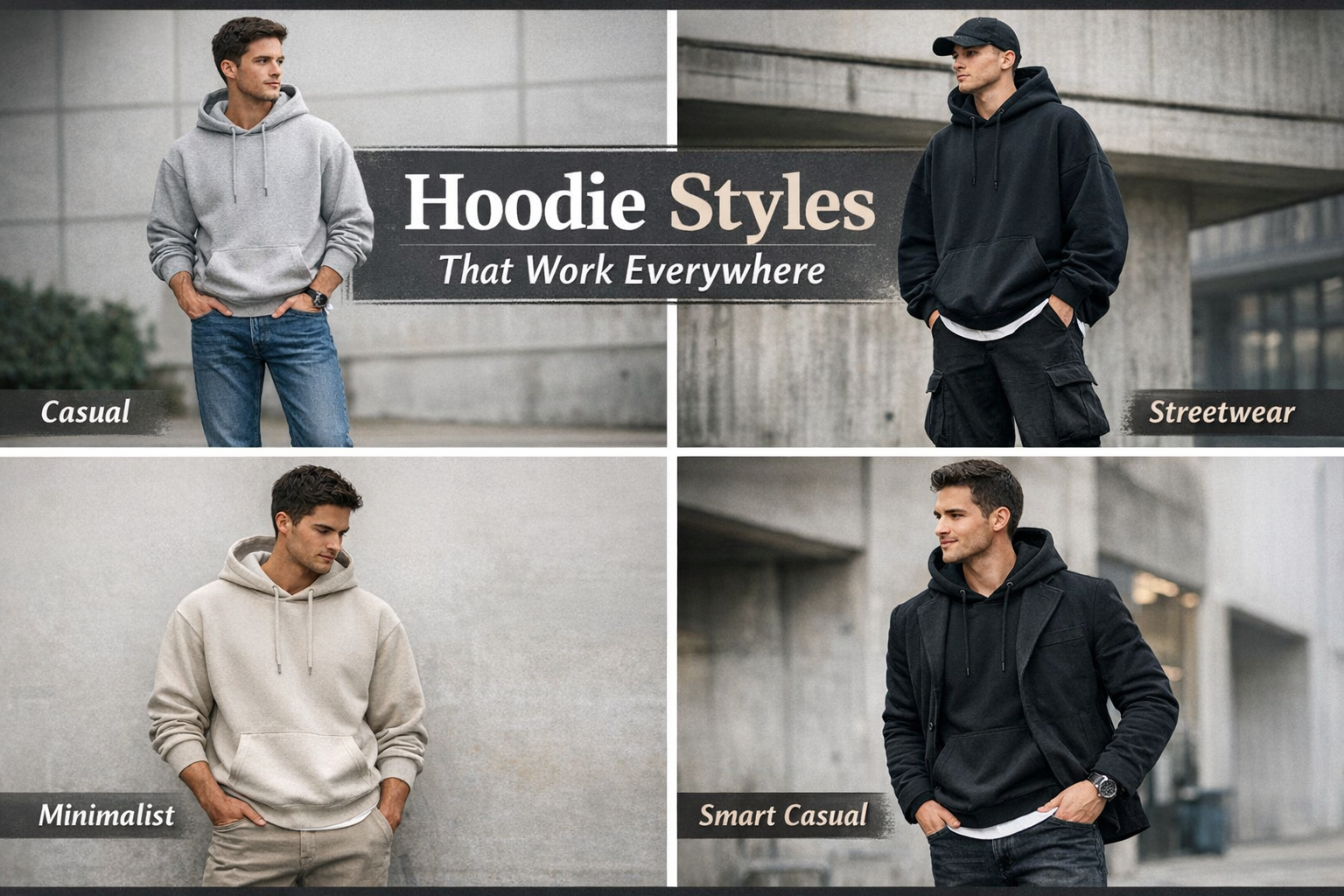 Hoodie Styles That Work Everywhere: Best Hoodies, Fits & Outfit Ideas